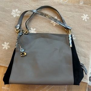 Coach Grey Shoulder Bag